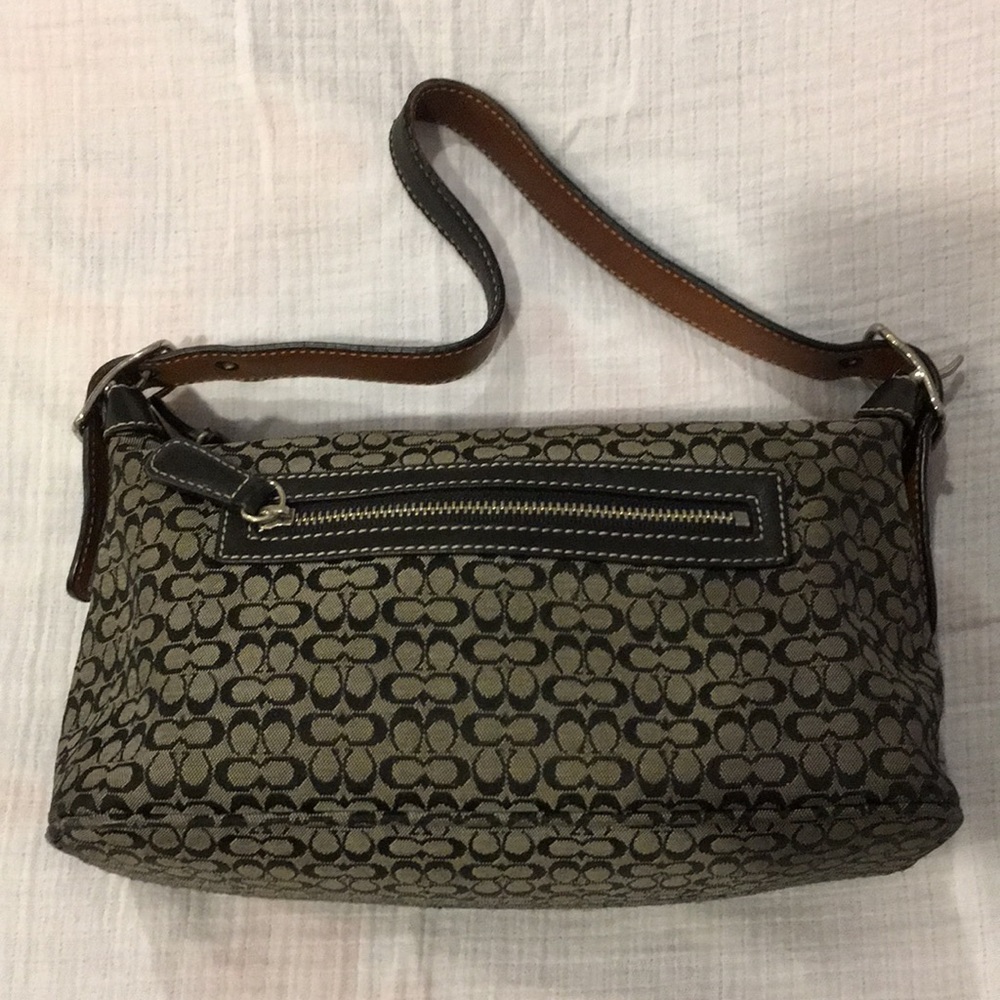 Coach Purse, Black and Gray